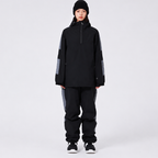 Unisex Ski Suit - Half-Zip Snowboard Jacket with Hood & Snowboard Pants
