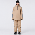 Unisex Ski Suit - Half-Zip Snowboard Jacket with Hood & Snowboard Pants