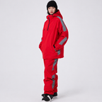 Unisex Ski Suit - Half-Zip Snowboard Jacket with Hood & Snowboard Pants
