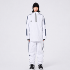 Unisex Ski Suit - Half-Zip Snowboard Jacket with Hood & Snowboard Pants