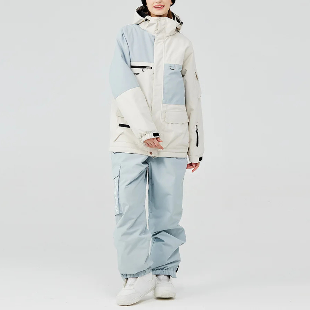 Unisex Ski Suit - Loose Fit Ski Jacket & Pants Set-Frozenoir-