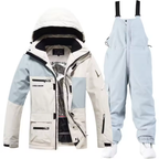 Unisex Ski Suit - Loose Fit Ski Jacket & Pants Set-Frozenoir-
