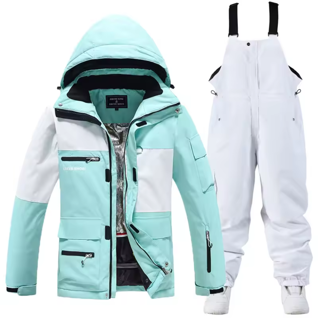 Unisex Ski Suit - Loose Fit Ski Jacket & Pants Set-Frozenoir-