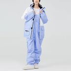 Unisex Ski Suit - Loose Fit Ski Jacket & Pants Set-Frozenoir-