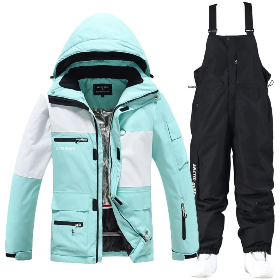 Unisex Ski Suit - Loose Fit Ski Jacket & Pants Set-Frozenoir-
