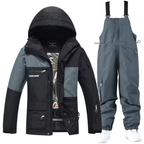 Unisex Ski Suit - Loose Fit Ski Jacket & Pants Set-Frozenoir-