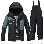 Unisex Ski Suit - Loose Fit Ski Jacket & Pants Set-Frozenoir-