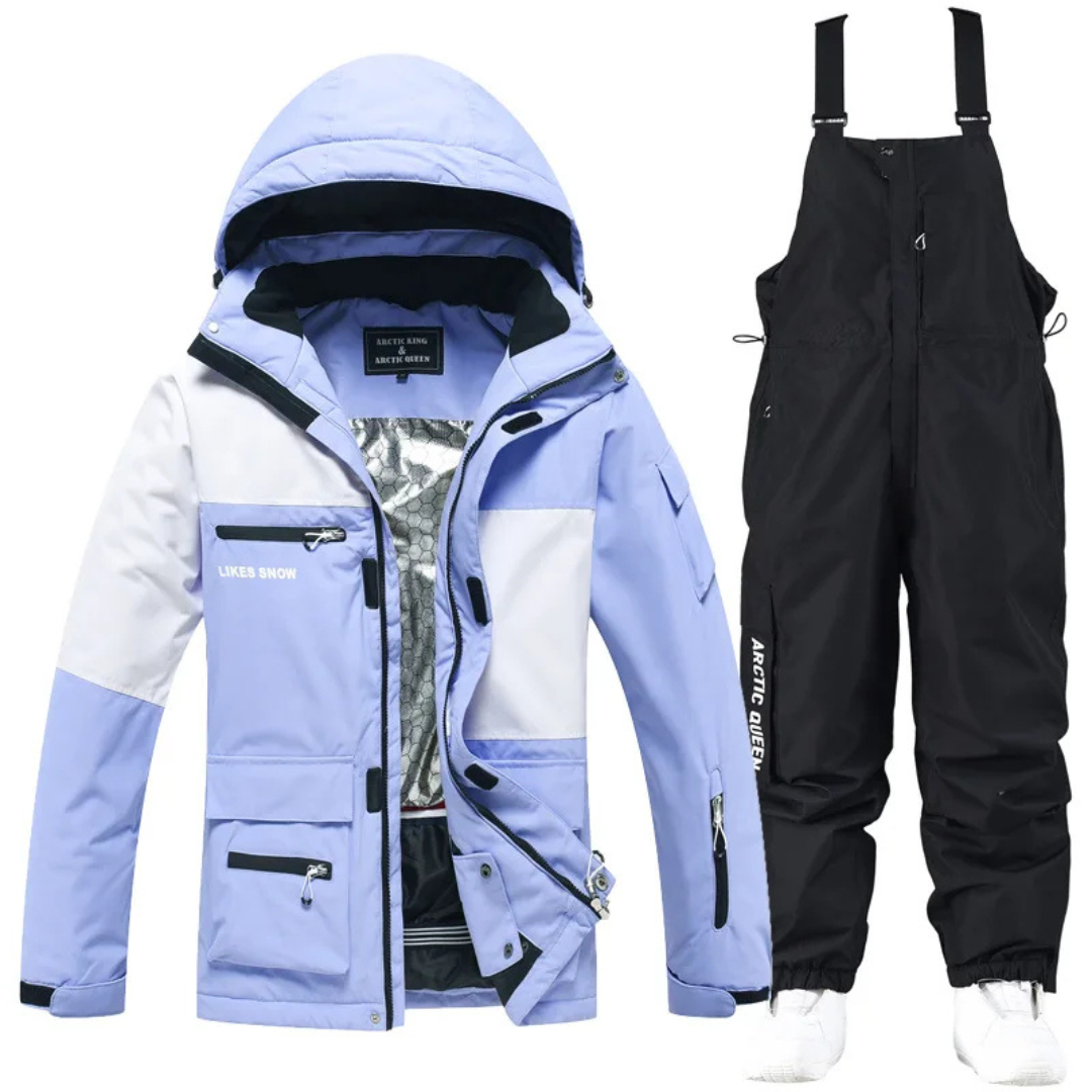 Unisex Ski Suit - Loose Fit Ski Jacket & Pants Set-Frozenoir-