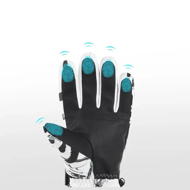 Warm Ski Gloves - Max Protection for Ski & Snowboard-Frozenoir-