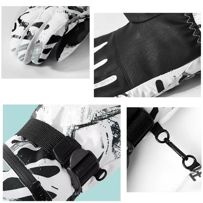 Warm Ski Gloves - Max Protection for Ski & Snowboard-Frozenoir-