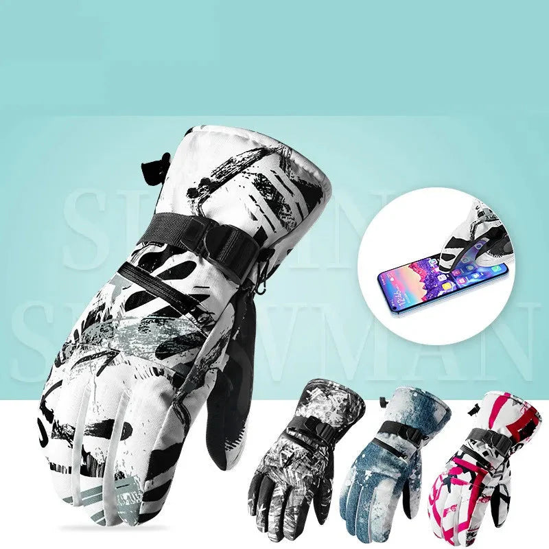 Warm Ski Gloves - Max Protection for Ski & Snowboard-Frozenoir-