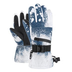 Warm Ski Gloves - Max Protection for Ski & Snowboard-Frozenoir-White-s-