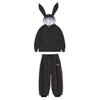 Wasserdichter Snowboardanzug Damen - Süßer Hasenohren-Anorak und Hose