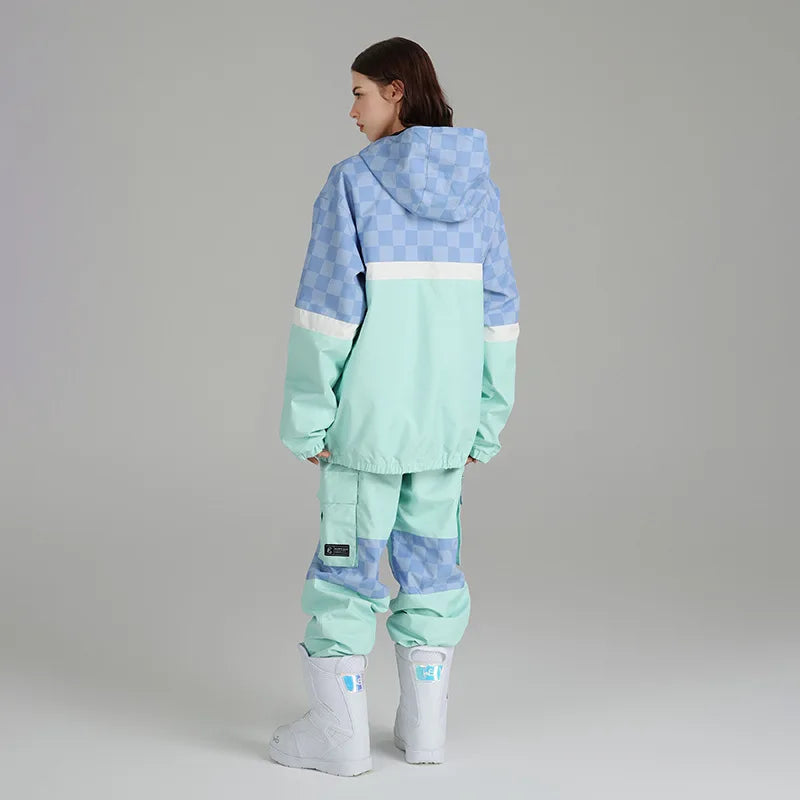 Women's 2-Piece Ski Suit - Ski Jacket & Pants Set-Frozenoir-