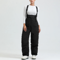 Women's Baggy Ski Pants - Waterproof & Loose for Snow-Frozenoir-Black-s-