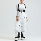 Women's Baggy Ski Pants - Waterproof & Loose for Snow-Frozenoir-White-s-