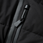 Women's Belted Ski Parka - Insulated Ladies Ski Coat, Black-Frozenoir-