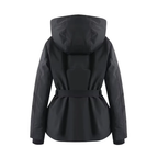 Women's Black Ski Jacket | Insulated & Warm, Hooded