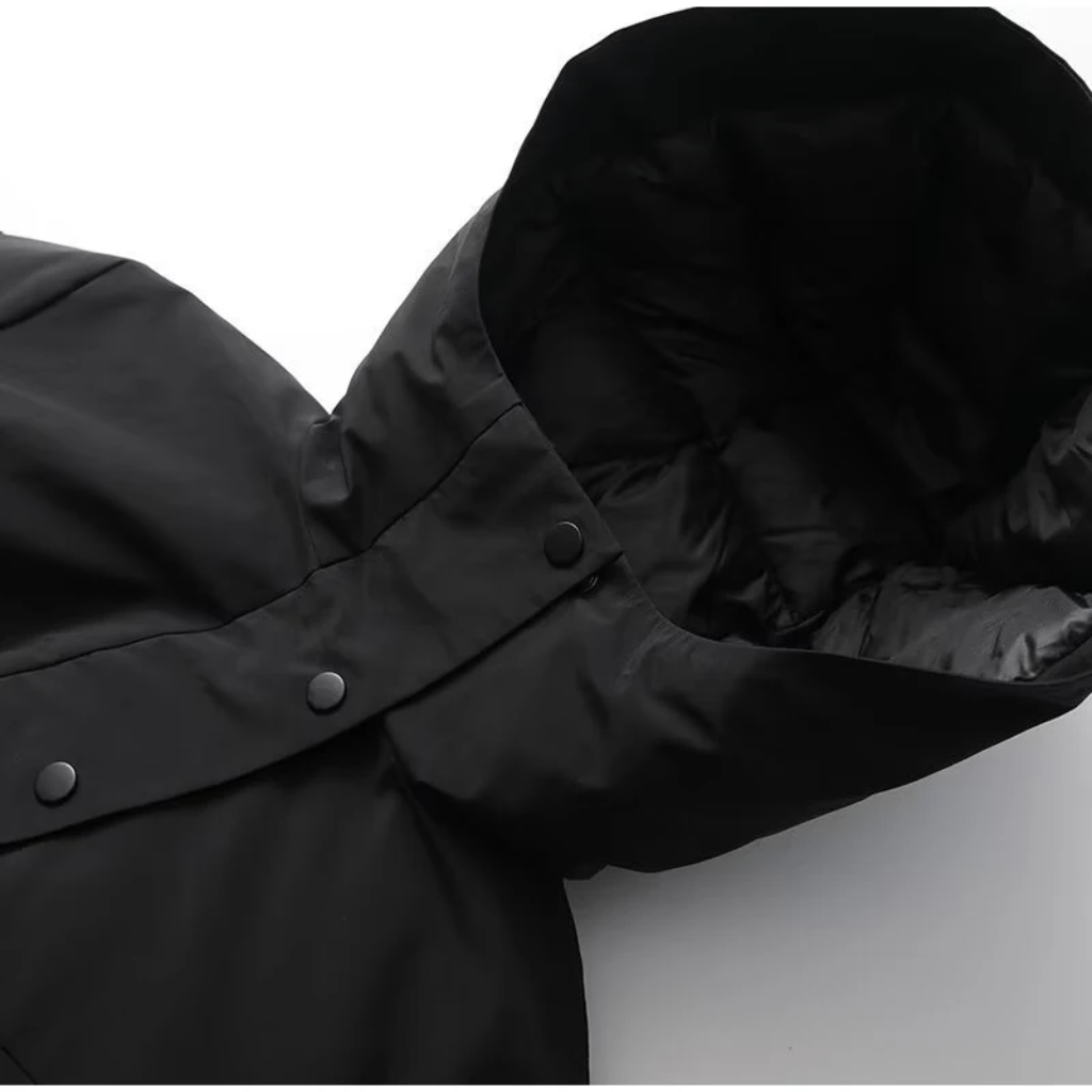 Women's Black Ski Jacket | Insulated & Warm, Hooded