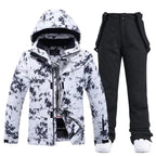 Women's Black Ski Suit - Warm & Waterproof for Winter-Frozenoir-Black-xs-