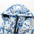 Damen Skianzug Blau | Wasserdichte Kapuzenjacke & Hose Set