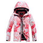 Women's Pink Ski Suit - Warm & Waterproof for Winter-Frozenoir-