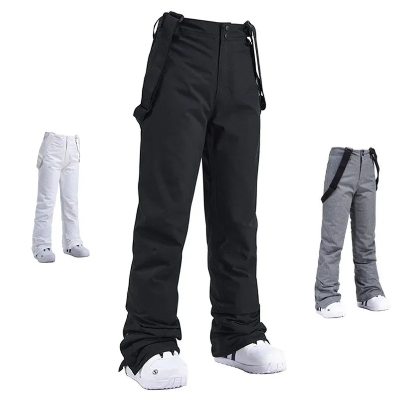 Women's Ski Pants - Insulated & Waterproof for Snow-Frozenoir-