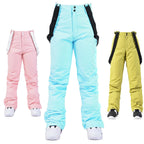 Women's Ski Pants - Insulated & Waterproof for Snow-Frozenoir-