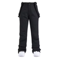 Women's Ski Pants - Insulated & Waterproof for Snow-Frozenoir-Black-xs-