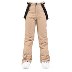 Women's Ski Pants - Insulated & Waterproof for Snow-Frozenoir-Khaki-xs-