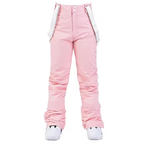 Women's Ski Pants - Insulated & Waterproof for Snow-Frozenoir-Pink-xs-