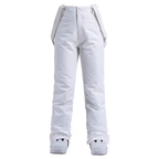 Women's Ski Pants - Insulated & Waterproof for Snow-Frozenoir-White-xs-