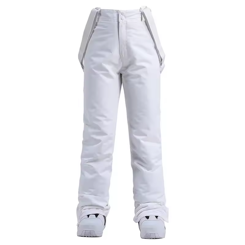 Women's Ski Pants - Insulated & Waterproof for Snow-Frozenoir-White-xs-