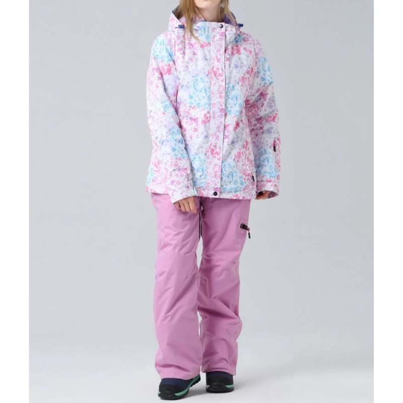Women's Ski Parka - Insulated Ladies Ski Coat-Frozenoir-