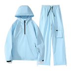 Women's Ski Suit - Baggy Snowboard Jacket & Pants Set-Frozenoir-