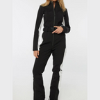 Women's Ski Suit - Modern Ski Jacket & Pants Set-Frozenoir-Black-xs-