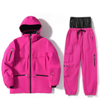 Women's Ski Suit - Waterproof Ski Jacket & Pants Set-Frozenoir-