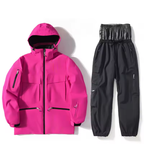 Women's Ski Suit - Waterproof Ski Jacket & Pants Set-Frozenoir-