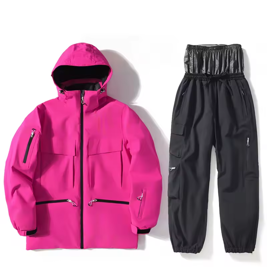 Women's Ski Suit - Waterproof Ski Jacket & Pants Set-Frozenoir-
