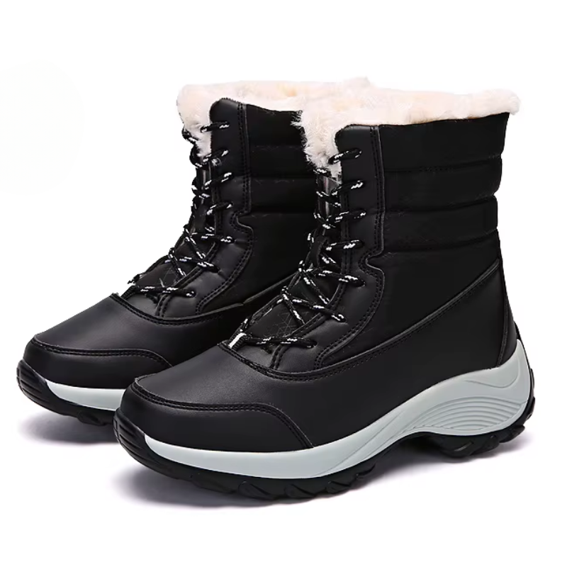 Women's Snow Boots - Waterproof & Insulated for Winter-Frozenoir-Black-35-
