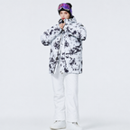 Women's Black Ski Suit - Warm & Waterproof for Winter