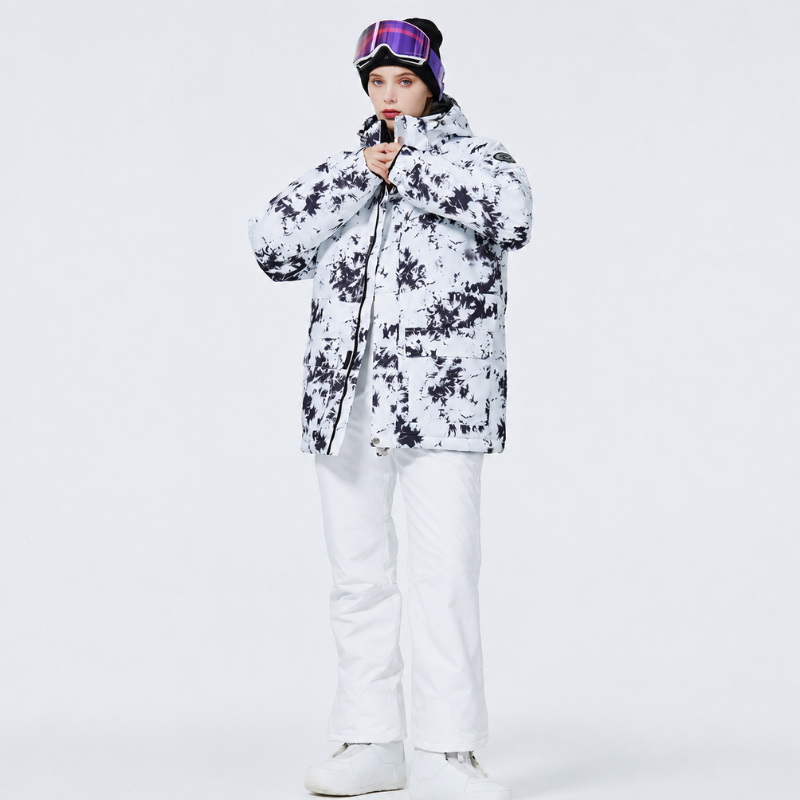 Women's Black Ski Suit - Warm & Waterproof for Winter