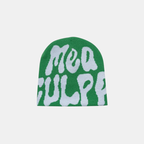Y2K Graphic Beanie - Printed Knit Hat-Frozenoir-Green-